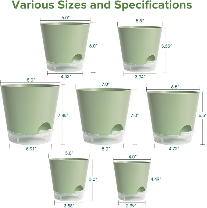 GARDIFE 2026 Upgraded Self Watering Plant Pots - Image 2