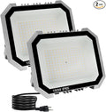 2 Pack LED Flood Lights Outdoor, 150W 15000LM Super Bright Floodlight Outside by LEDDICTIVE