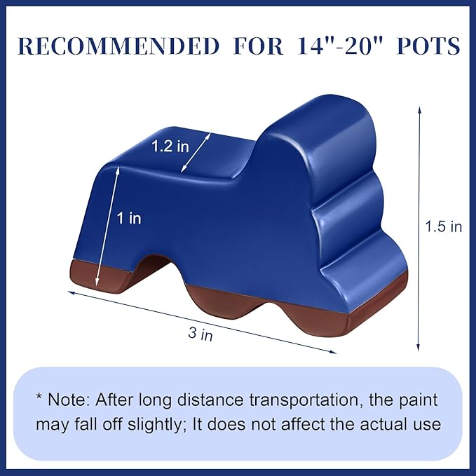 Kigeli 6 Pcs Resin Garden Pot Feet - Image 2