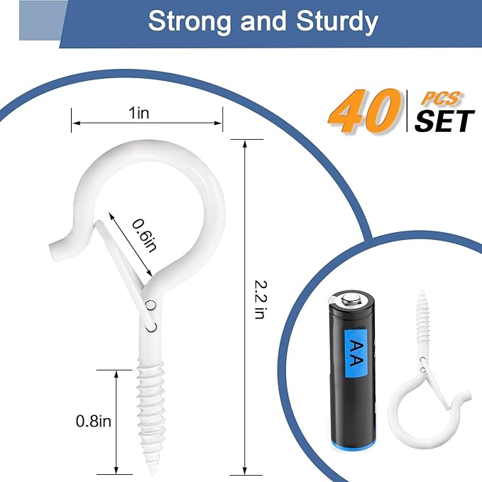ADIIL 40 PCS Q Hanger Hooks - Image 6
