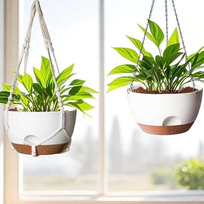12 Inch Hanging Baskets for Plants Outdoor, Hanging Planters for Indoor Outdoor - Image 7