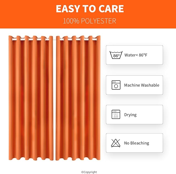 Waterproof Outdoor Curtain W84 x L84 - Image 7