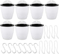 Homend 7 Pack Self Watering Hanging Planters, L Size, Suitable by DasMarine