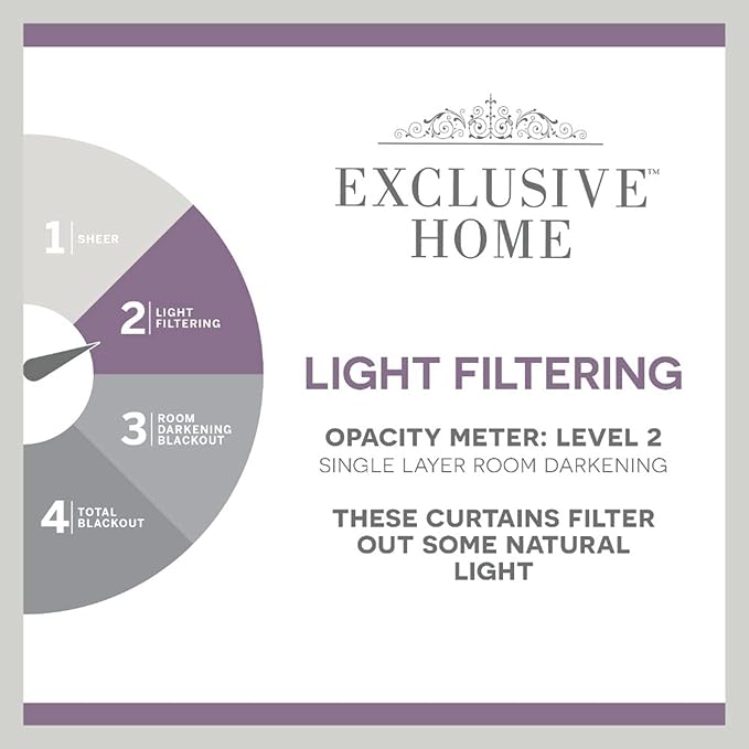 Exclusive Home Cabana Solid Indoor/Outdoor Light Filtering Hook-and-Loop Tab - Image 11