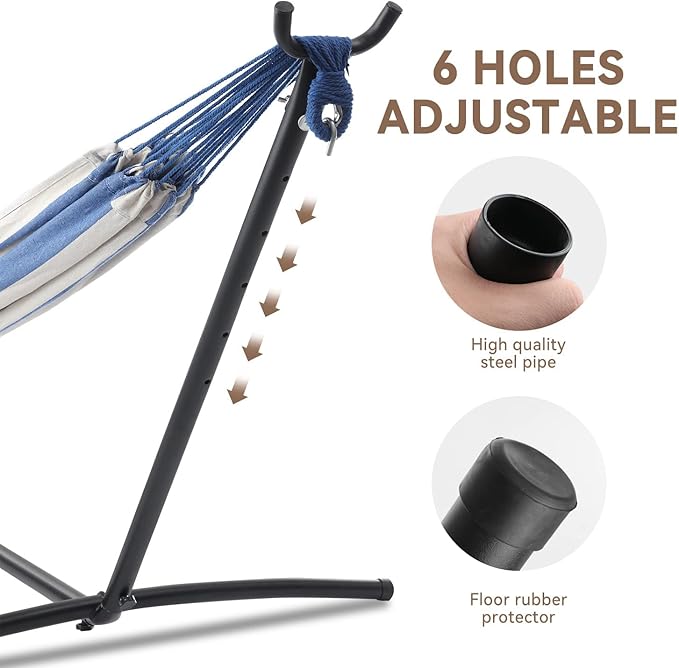 PNAEUT Double Hammocks with Stand - Image 3