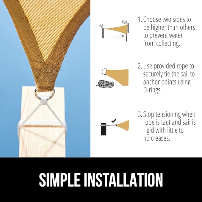 GORILLA GRIP Heavy Duty Sun Shade, UV Protection Fade Tear and Rust Resistant - Image 6