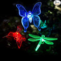GIGALUMI Solar Garden Lights, 3 Pack Solar Butterfly Lights Decoration by GIGALUMI