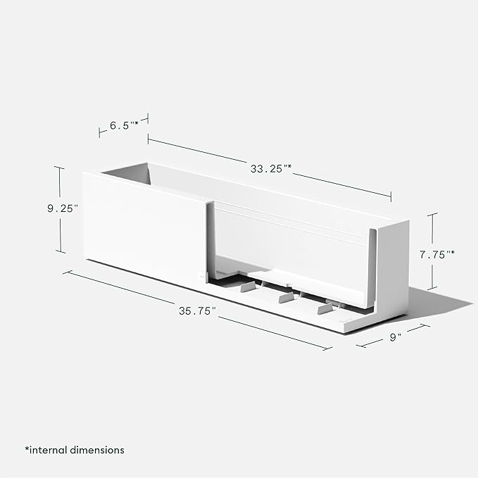 Veradek Block Series Window Box Planter - Image 3