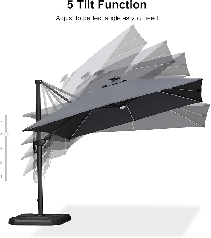 PURPLE LEAF 10 Feet Patio Umbrella - Image 9