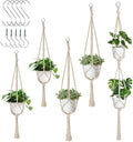 5 Pack Macrame Plant Hangers, Indoor Hanging Plant Holder by Auckpure