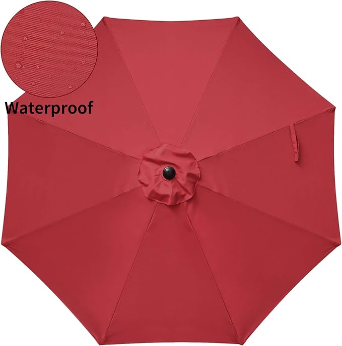 Simple Deluxe 9' Patio Umbrella Outdoor Table Market Yard Umbrella - Image 4
