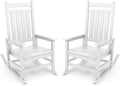 SERWALL Outdoor Rocking Chair, HDPE Rocking Chair by SERWALL