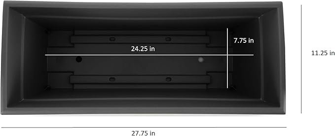 The HC Companies 28 Inch Romana Planter Box - Image 3