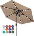 ABCCANOPY Durable Solar Led Patio Umbrellas by ABCCANOPY