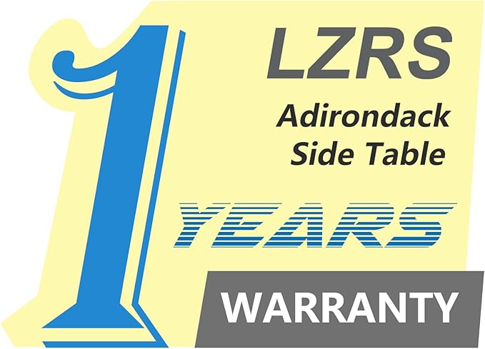 LZRS Double Adirondack Side Table, Outdoor Side Tables, End Tables - Image 8