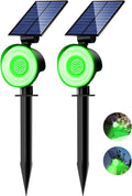 nipify 2 Pack Solar Spot Lights Outdoor Waterproof, Solar Spotlight Light by Nipify