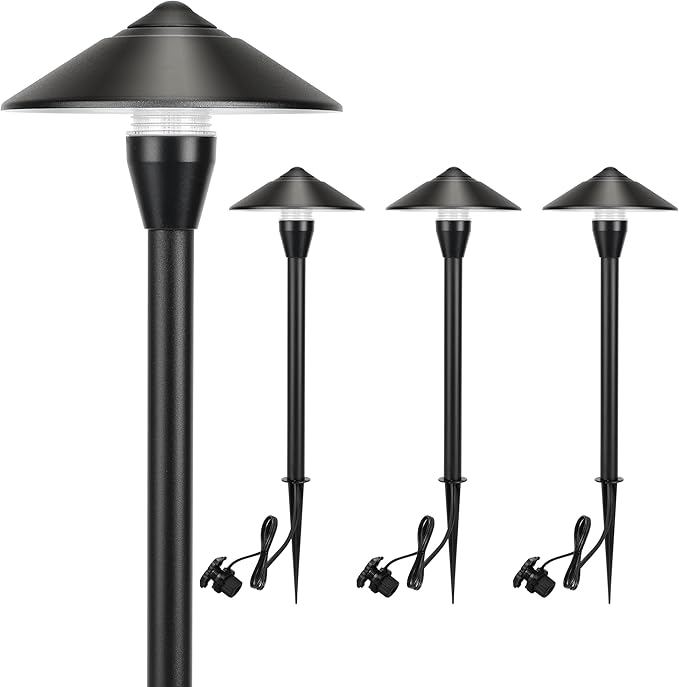 LUTEC 12V Low Voltage Pathway Lights, Die-cast Aluminum Pathway Lights by LUTEC