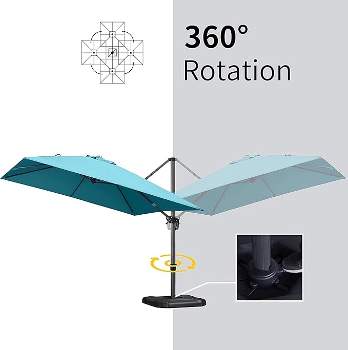 PURPLE LEAF 10' X 13' Patio Umbrella - Image 8