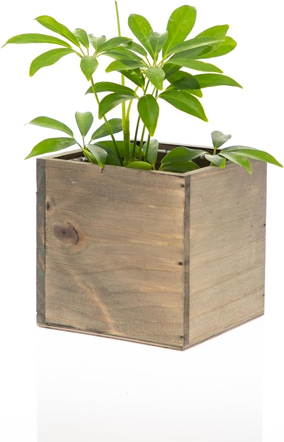 Wooden Planter Box, Rustic Barn Wood - Image 4