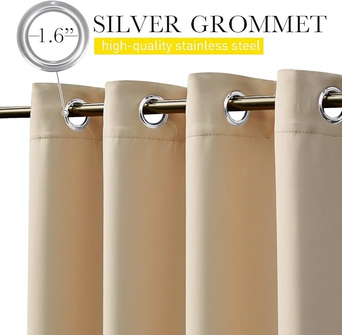 NICETOWN 2 Panels Outdoor Curtains - Image 2