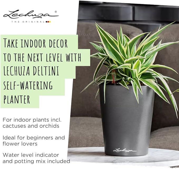 Lechuza 14903 Deltini Self-Watering Planter - Image 4