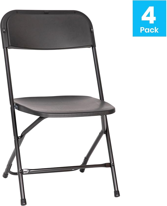 Flash Furniture Hercules Series Big & Tall Stackable Plastic Folding Chairs - Image 5