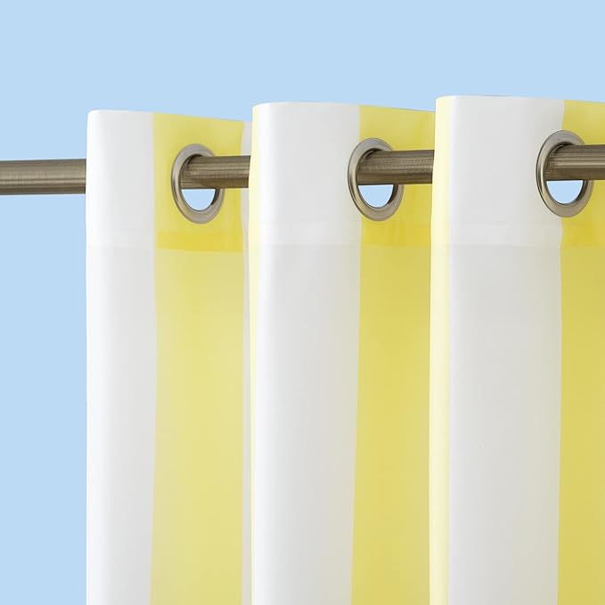 Sun Zero Valencia Cabana Stripe Indoor/Outdoor UV Protectant Energy Efficient - Image 2