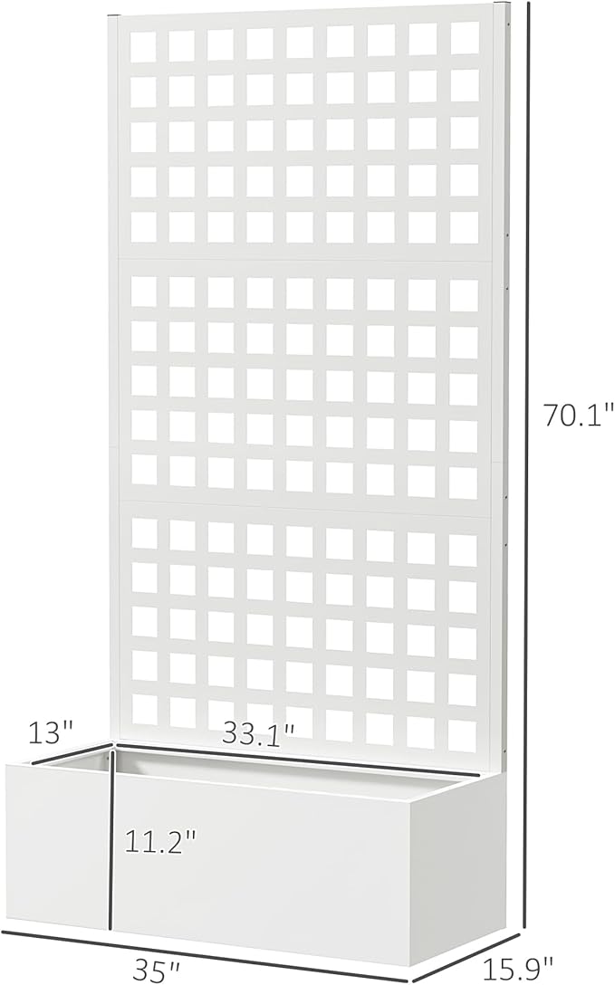 Outsunny Galvanized Raised Garden Bed - Image 7