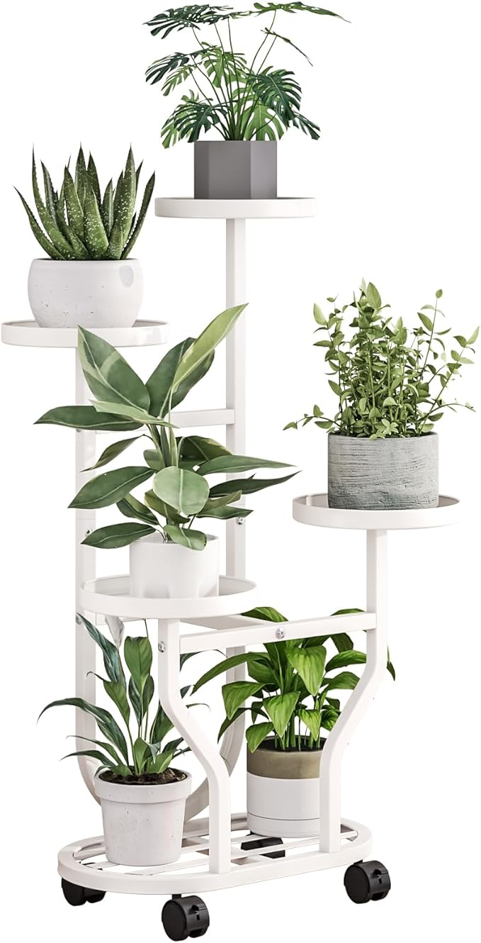 Plant Stand Indoor Outdoor 4 Tier Flower Holder by YIZAIJIA