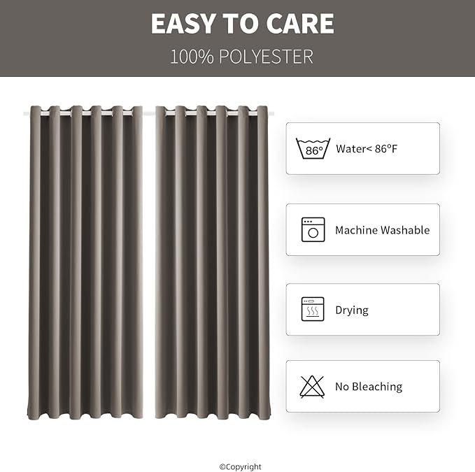 DIVA EN CAMINO DEC Outdoor Patio Curtain Waterproof Darkening Thermal Insulated - Image 7