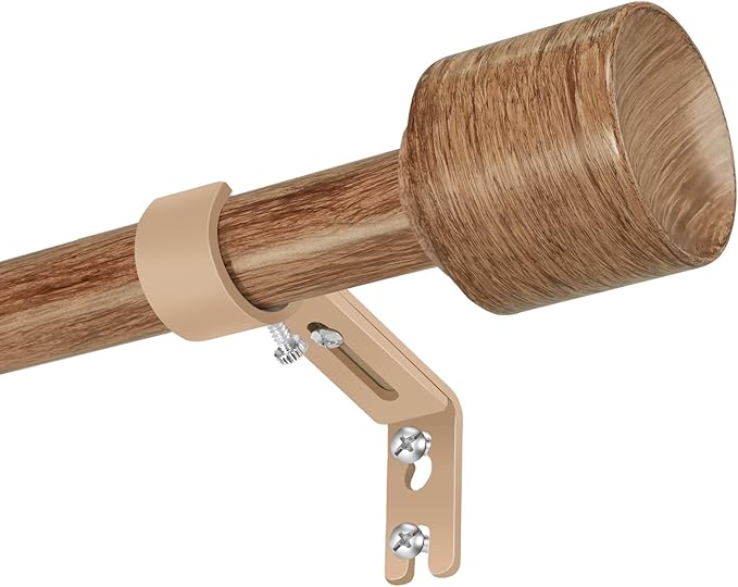 1” Diameter Curtain Rods Itself is 30 to 60 inch 2 Pack Fit 30-54 inch Window by Unknown