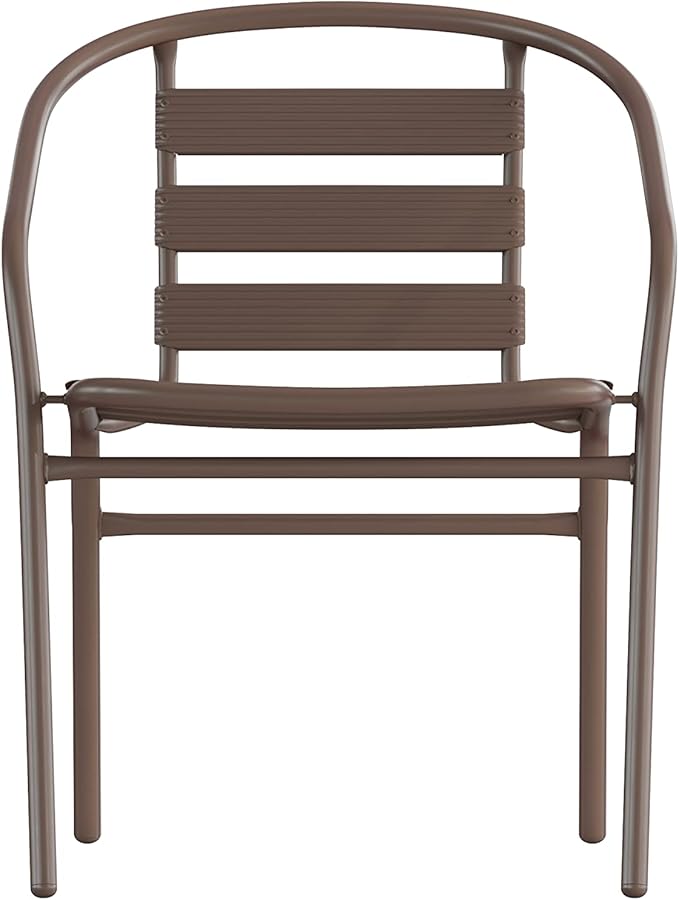 Flash Furniture Lila Bronze Metal Restaurant Stack Chair - Image 10