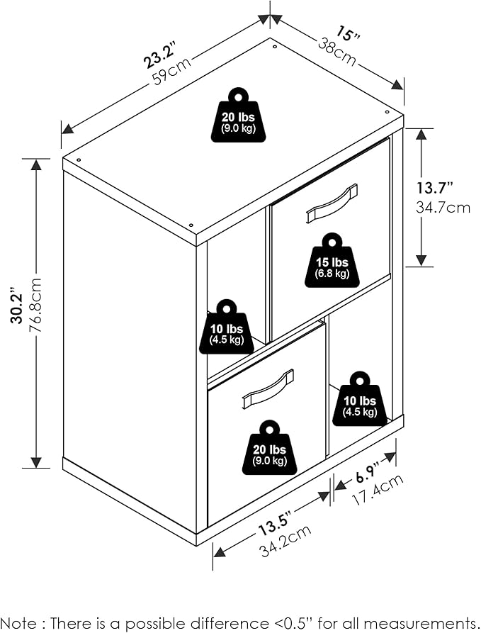 Furinno Viola Standing Storage Shelf - Image 3