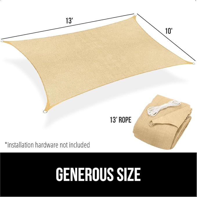GORILLA GRIP Heavy Duty Sun Shade, UV Protection Fade Tear and Rust Resistant - Image 9