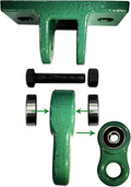 Heavy Duty Green Swing Hangers Screws Bolts Included Over 5000 lb Capacity by ABUSA