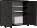 ZZM Indoor/Outdoor Storage Cabinet Waterproof, All Weather Outdoor Storage by ZZM