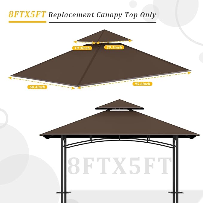 Grill Gazebo Replacement Canopy Top - Image 3