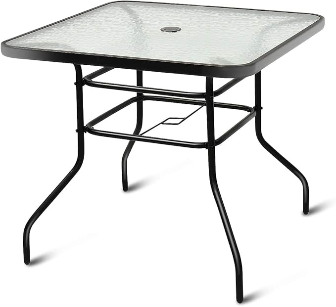 Tangkula 32" Square Outdoor Dining Table by TANGKULA