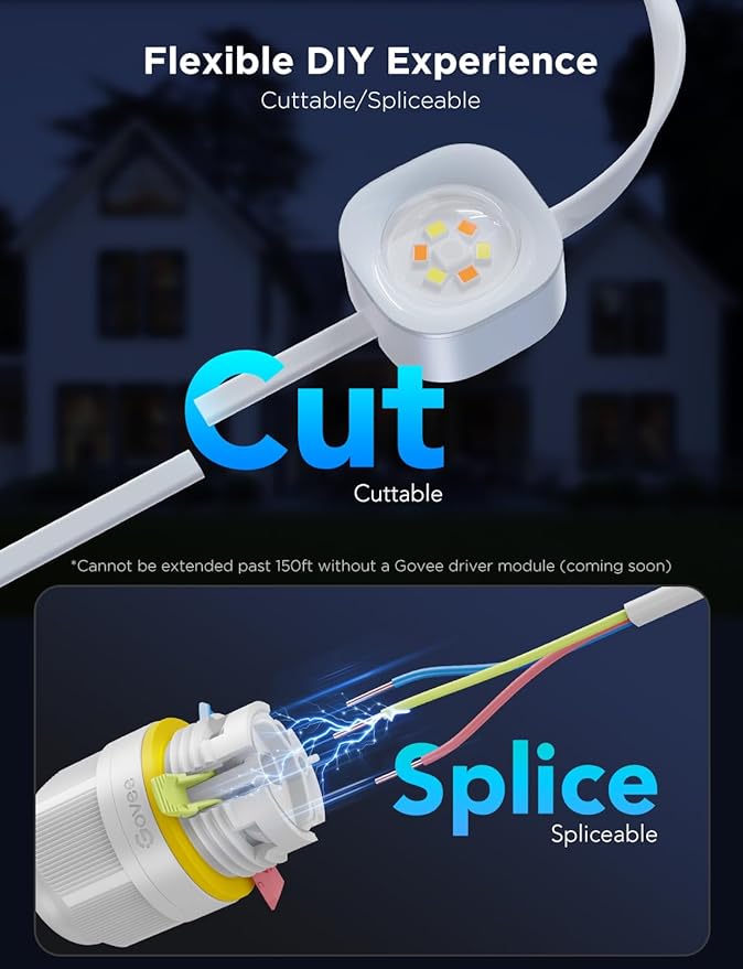 Govee Permanent Outdoor Lights Pro, 150ft - Image 4