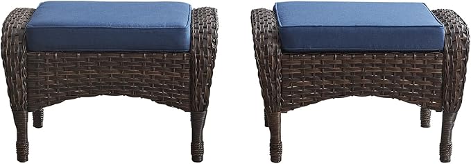 Belord Outdoor Ottomans for Patio Foot Rest by Belord