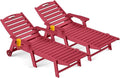 Outdoor Chaise Lounge Chair Set of 2, Patio Lounge Chairs by CIOKEA