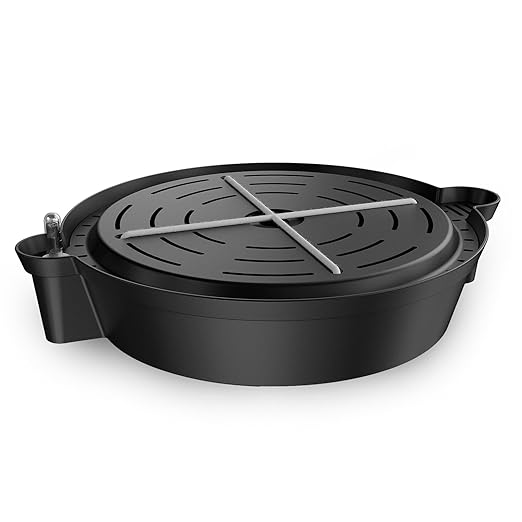 AC Infinity Self-Watering Fabric Pot Base XL, Extra Large Elevated Plant Saucers by ACInfinity