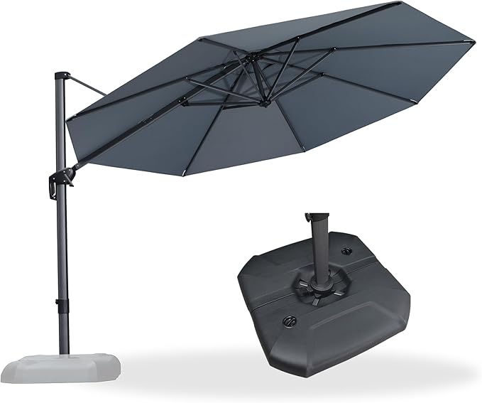 PURPLE LEAF 11 Feet Patio Umbrella by PURPLELEAF
