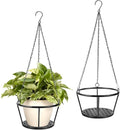 ARTORA 2 Pack Metal Plant Hanger, Modern Plant Hanging Basket Decorative Black by ARTORA