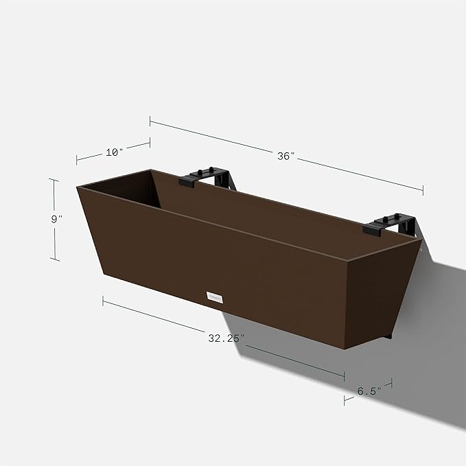 Veradek Pure Series Railing Planter - Image 2