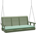 VINGLI Heavy Duty 880 LBS Patio Wooden Porch Swing Outdoor by VINGLI
