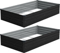 Vengarus 8x4x1FT Galvanized Raised Garden Bed Kit, Outdoor Metal Planter Box by Vengarus