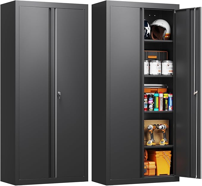 Yizosh Metal Garage Storage Cabinet by Yizosh