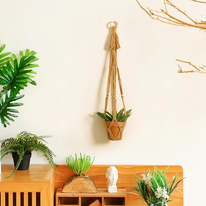 Artilady Plant Hanger Indoor Macrame Hanging Planters - Image 2
