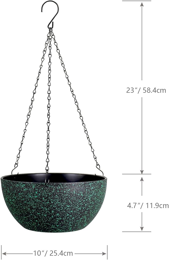 10inch Hanging Planters for Outdoor Indoor Plants - Image 2